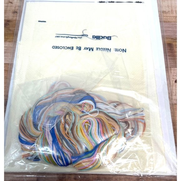 Bucilla Nativity 14" X 10" Counted Cross-Stitch Kit With Ivory Aida Multicolor T - Picture 4 of 5